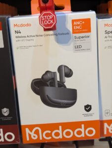 ایرپاد بی سیم مکدودو N4 با حذف نویز فعال و نمایشگر LED