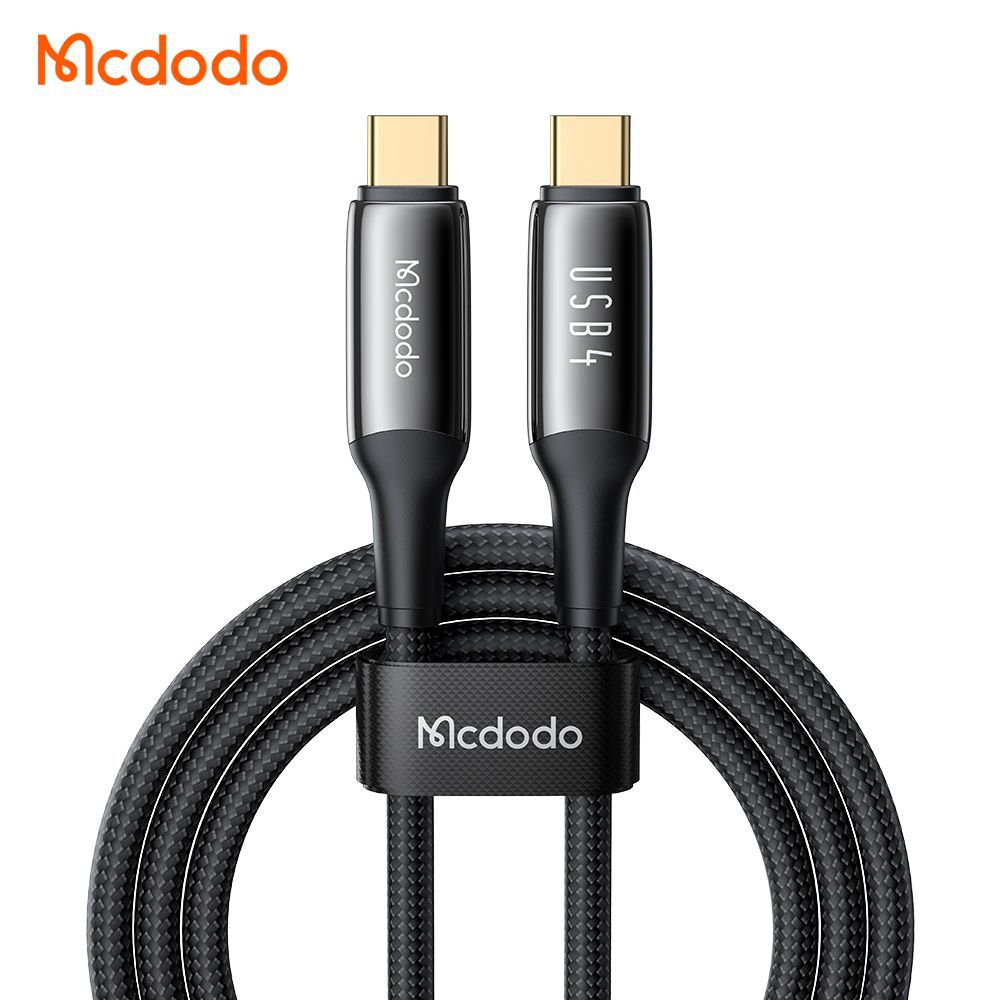 کابل شارژ و انتقال دیتا و تصویر (40Gbps) تاندربولت ورژن 3و4 دو سر تایپ سی مک دودو مدل MCDODO CA-2990